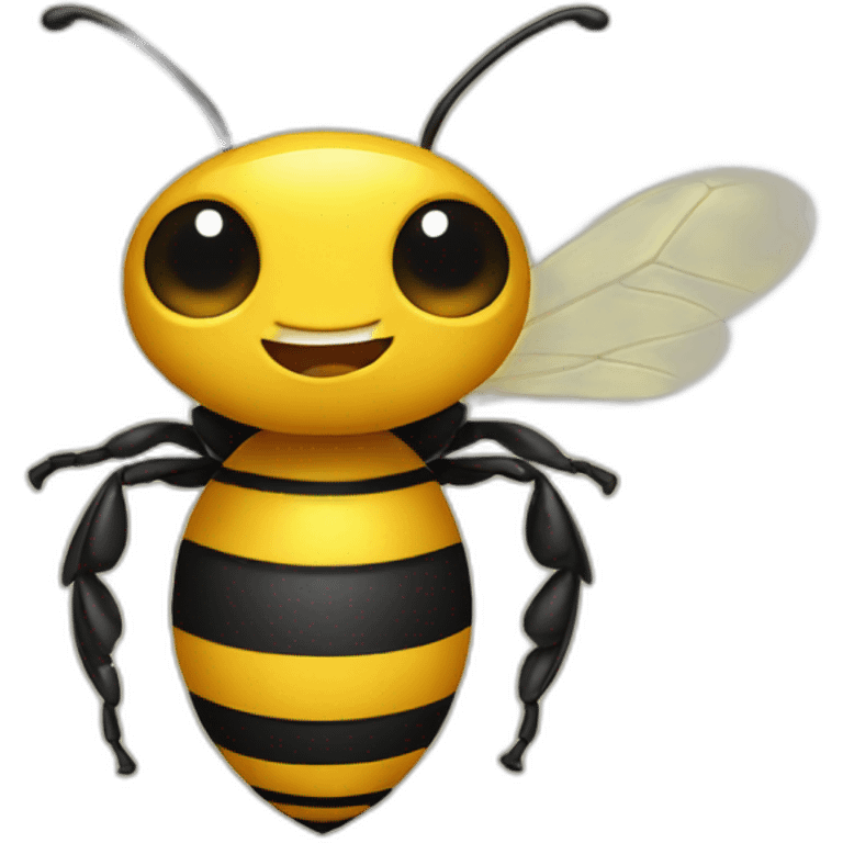 strong bee emoji