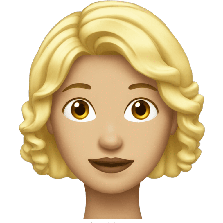 Blond woman fame emoji