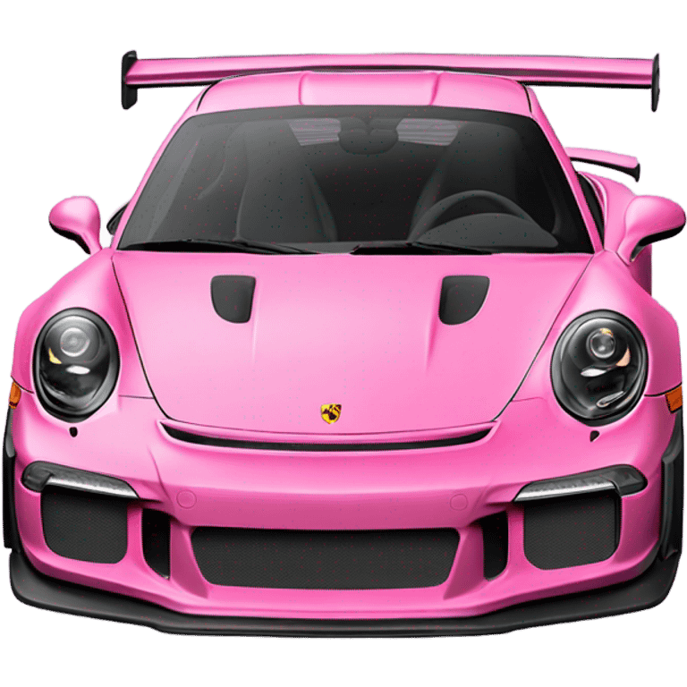 Pink Porsche 911 gt3 rs emoji