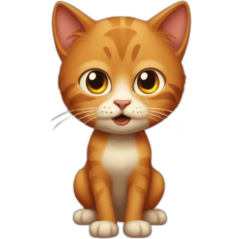 Cat redhead mad emoji