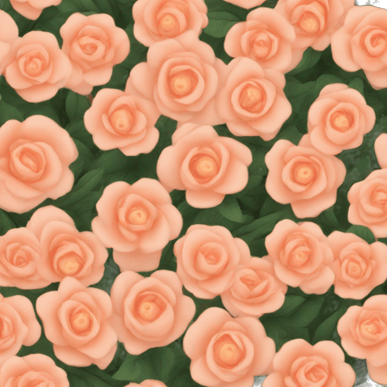 Peach colour Flower 🌹  emoji