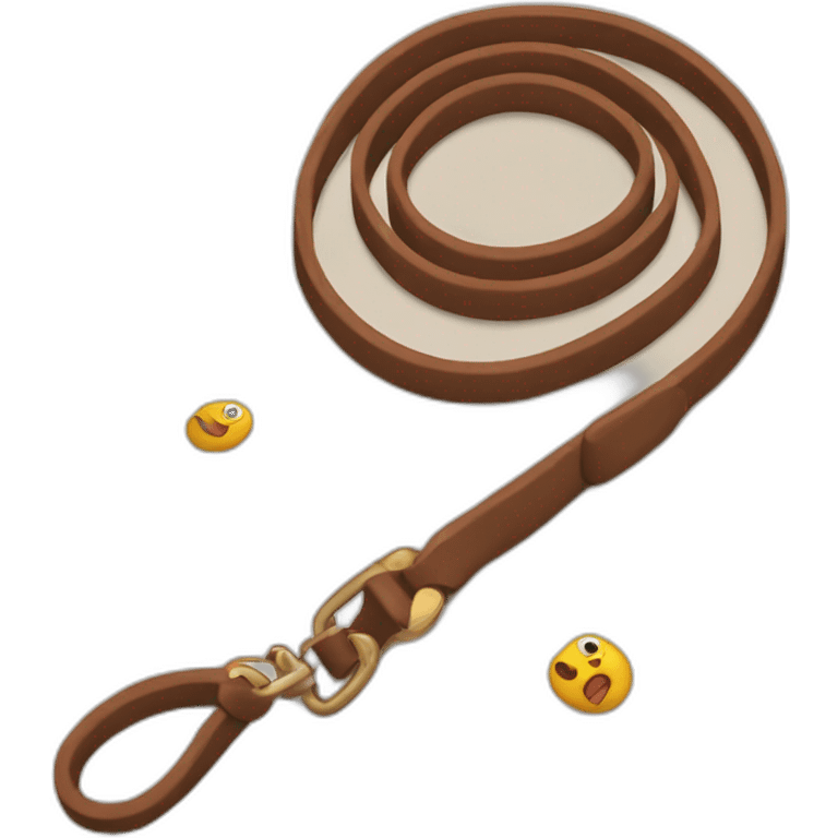 leash by sausages emoji