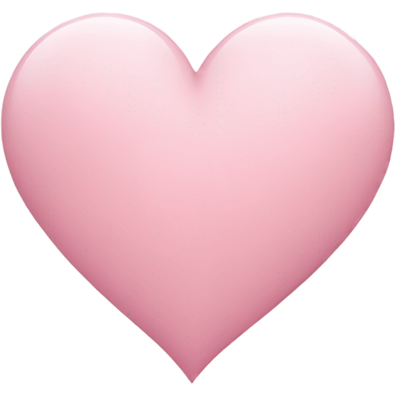 light pink heart emoji