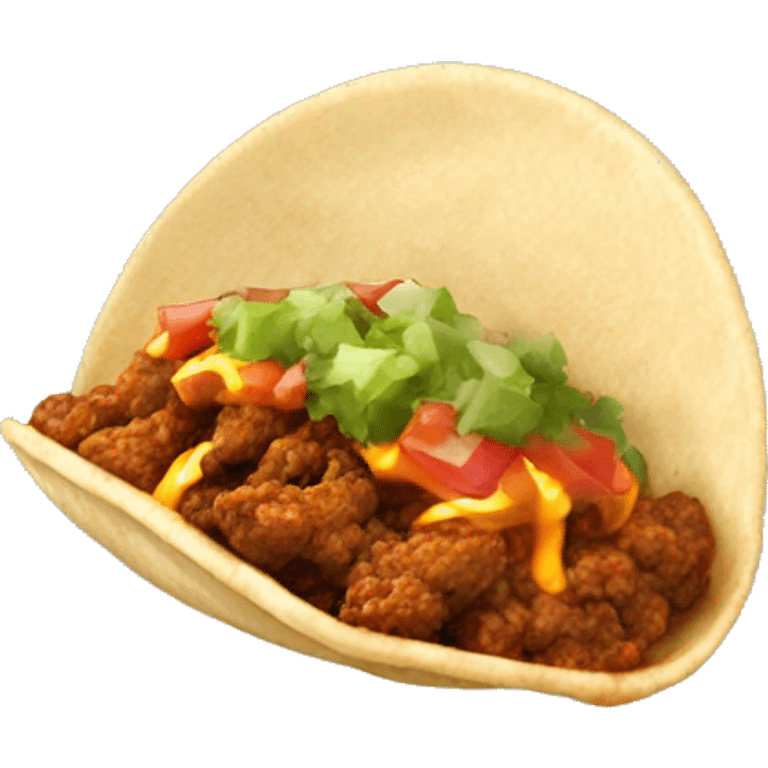 Authentic street tacos with sauce  emoji