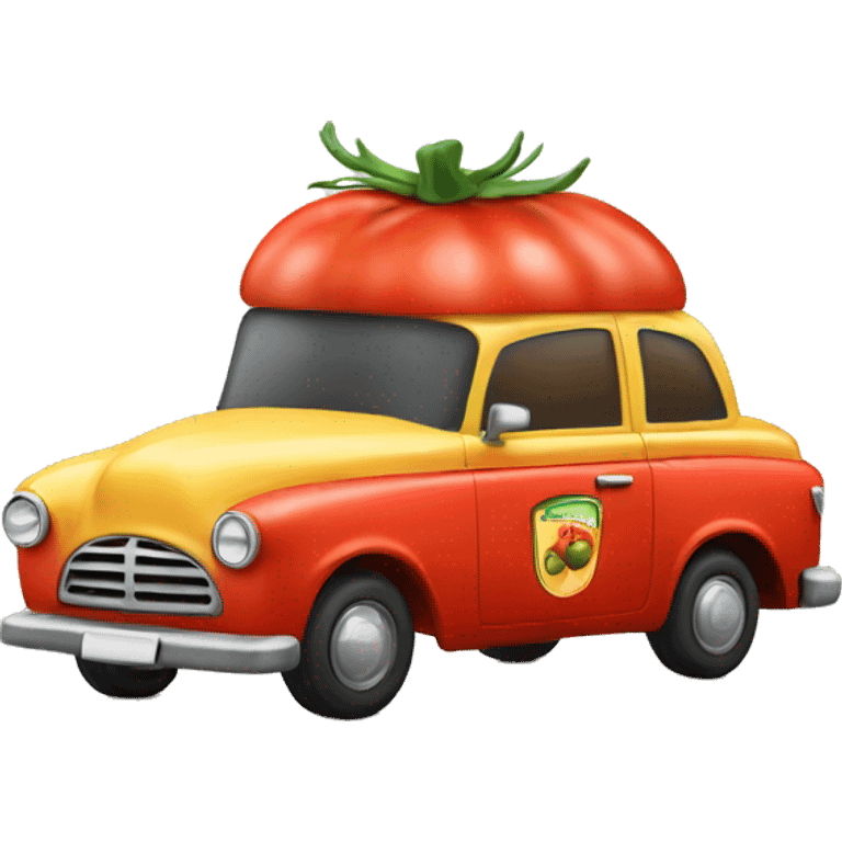 Tomato taxi emoji