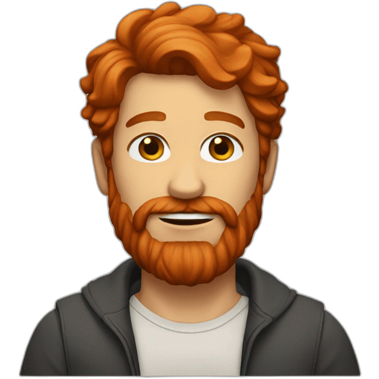 a man with a red beard emoji