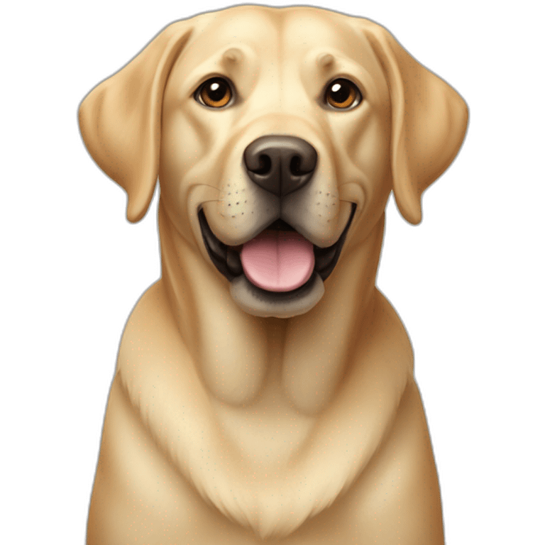 Labrador amarillo emoji