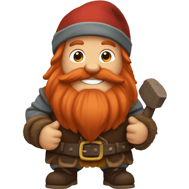 a dwarf with a red beard giving  a thumbs up emoji