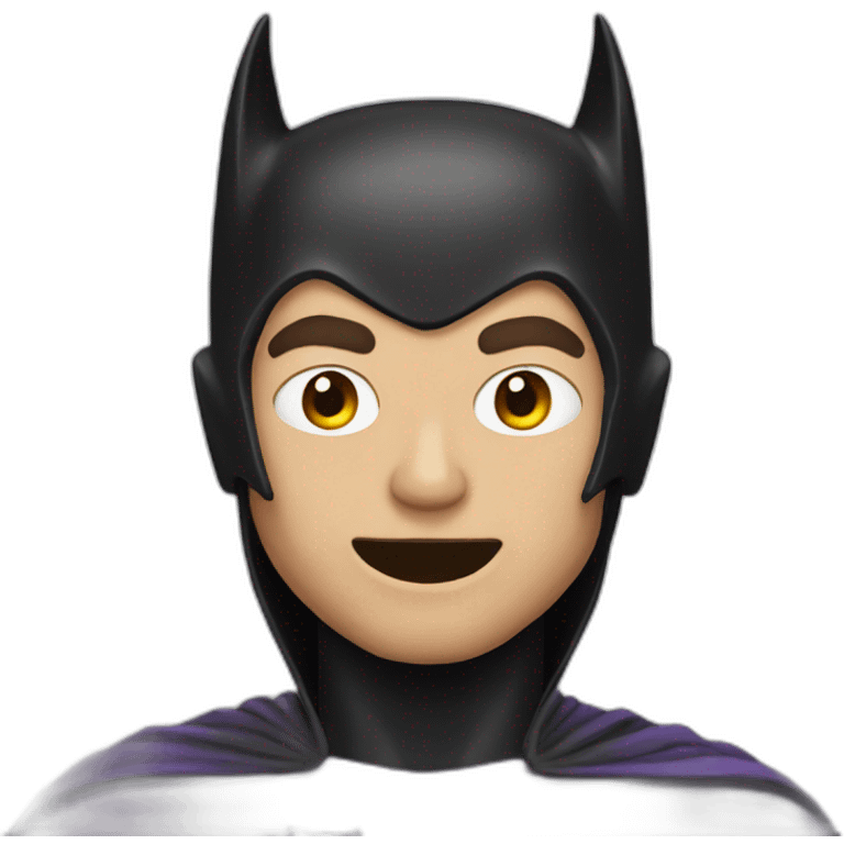 Bat man  emoji