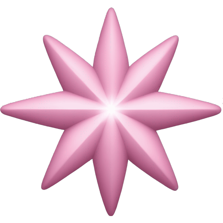 Three small pink , 4-pointed stars grouped together. The stars have a slightly elongated shape, giving them a twinkling effect. They vary in size, with the largest star in the center and two smaller stars on either side.  emoji