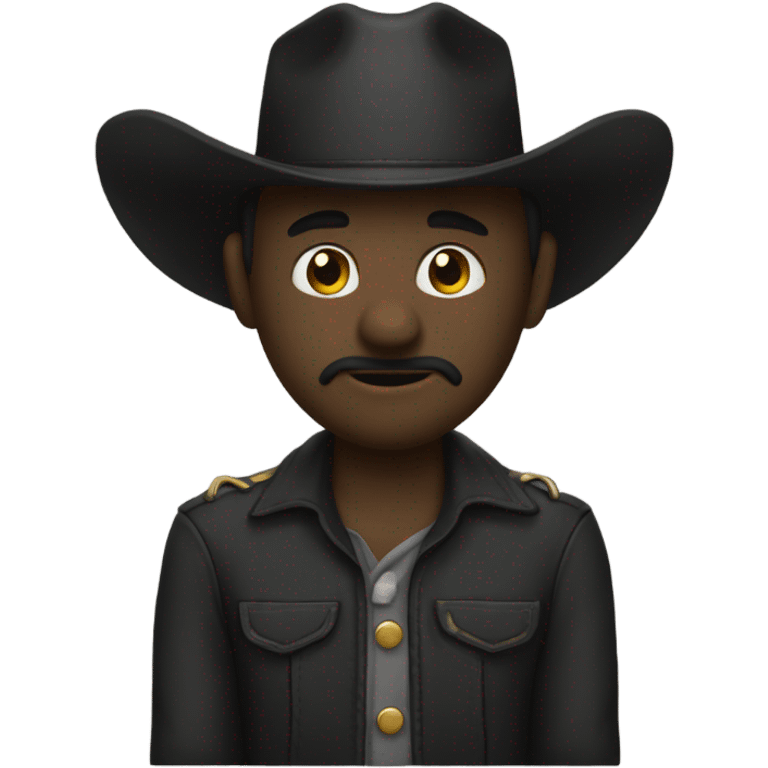 Black western text of the word “Vengeful” emoji