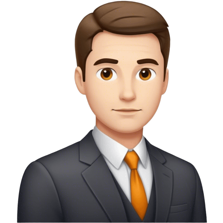 handsome dad with office out fit emoji