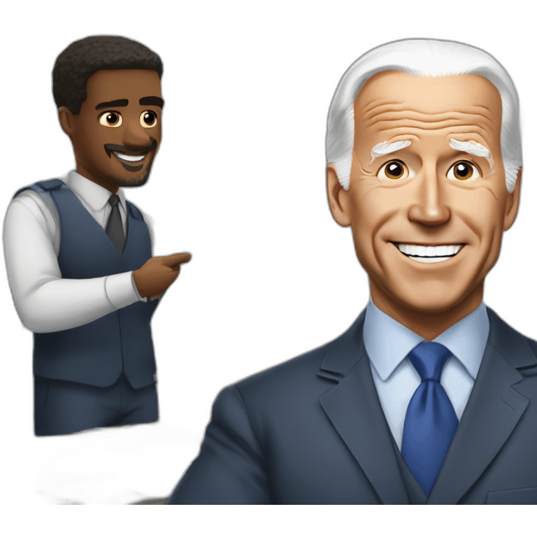 Joe biden tell black men to get back to work emoji