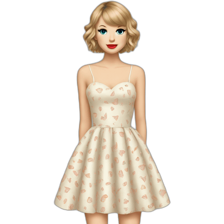 Taylor Swift dress emoji