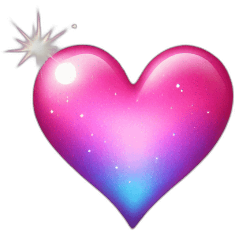 Heart with twinkle emoji