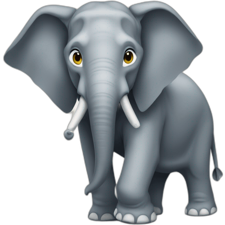 Link sur un elephant emoji