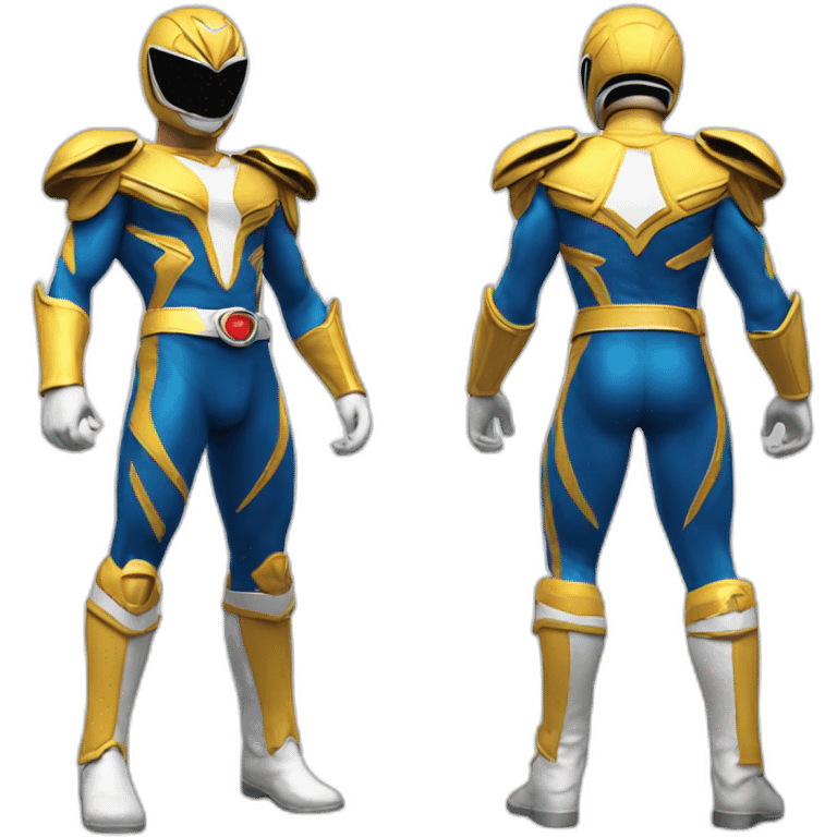 thunder Power ranger full body emoji