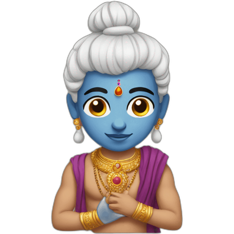 Little Krishna text emoji