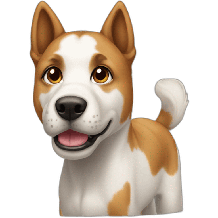 Dog mixed whit horse emoji