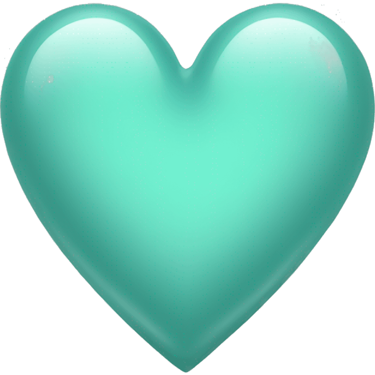 Very light teal heart emoji