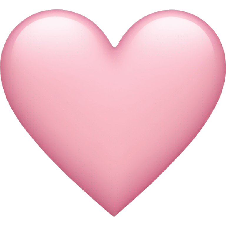 light pink heart emoji