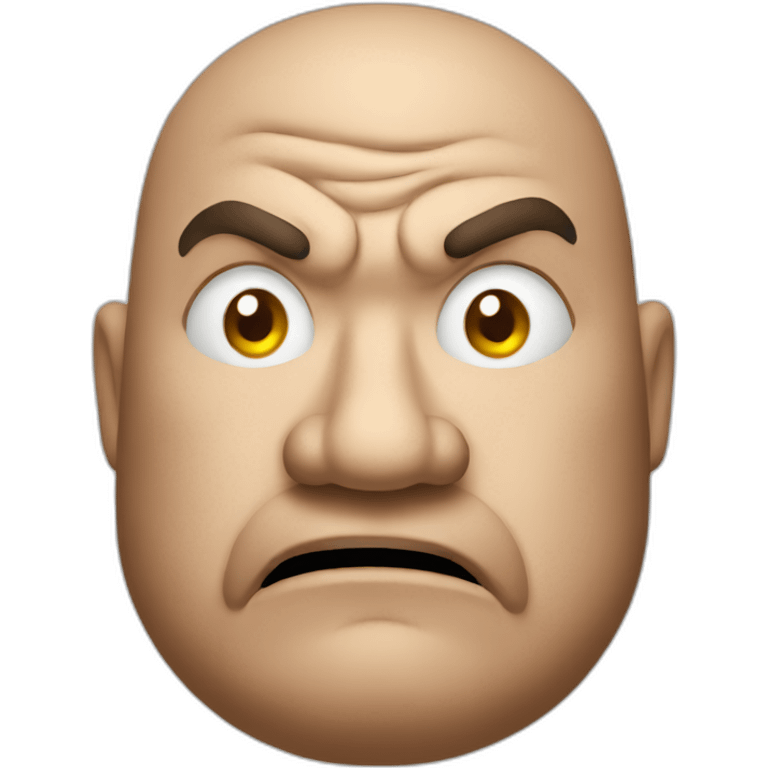 fat angry man emoji