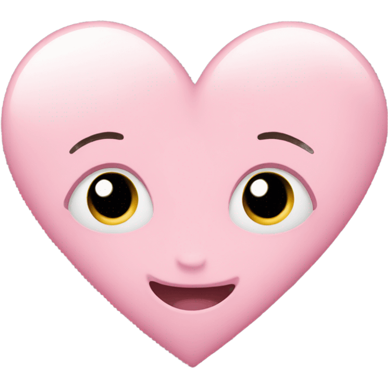 pastel pink heart emoji