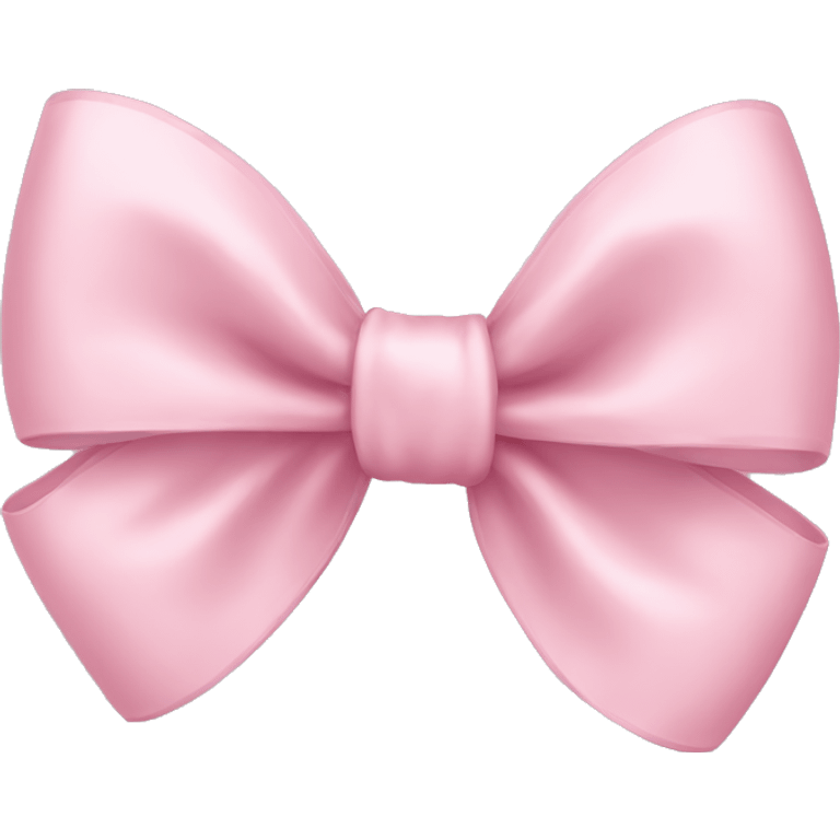 light pink bow  emoji