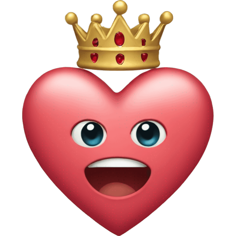 Heart with crown  emoji