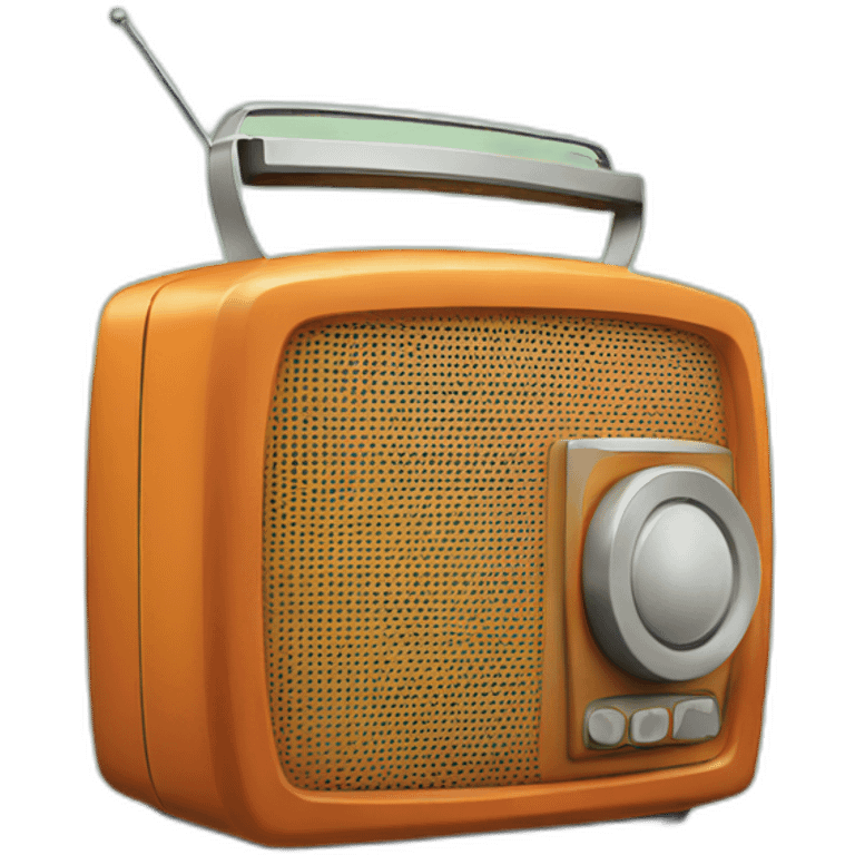 Retro Nickelodeon radio emoji