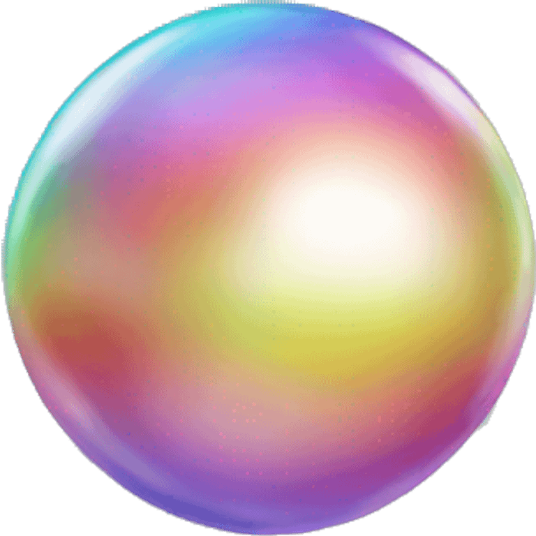 one rainbow pearl stone emoji