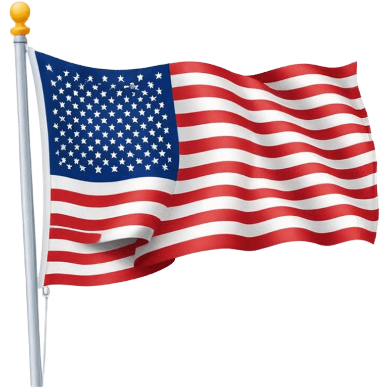 American Flag with the words "I-130" approved emoji