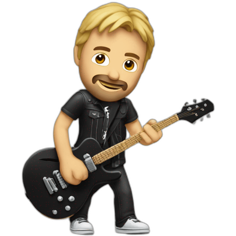 the edge guitar player emoji