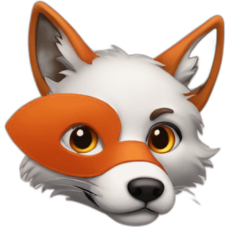 fox with eye patch emoji