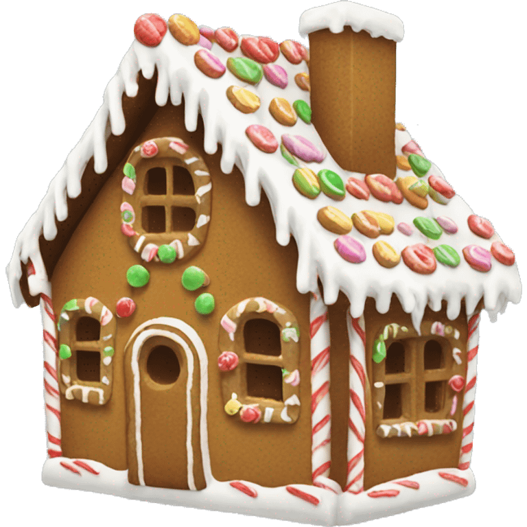 gingerbread house emoji