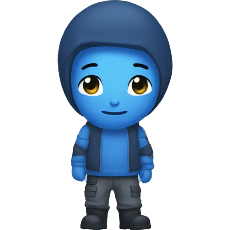 among us blue crewmate emoji