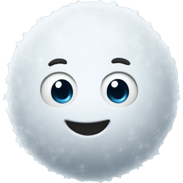 A snowball emoji