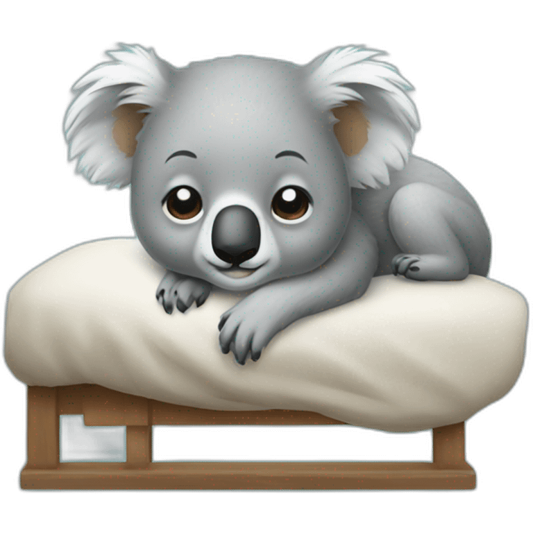 smart koala sleep  emoji