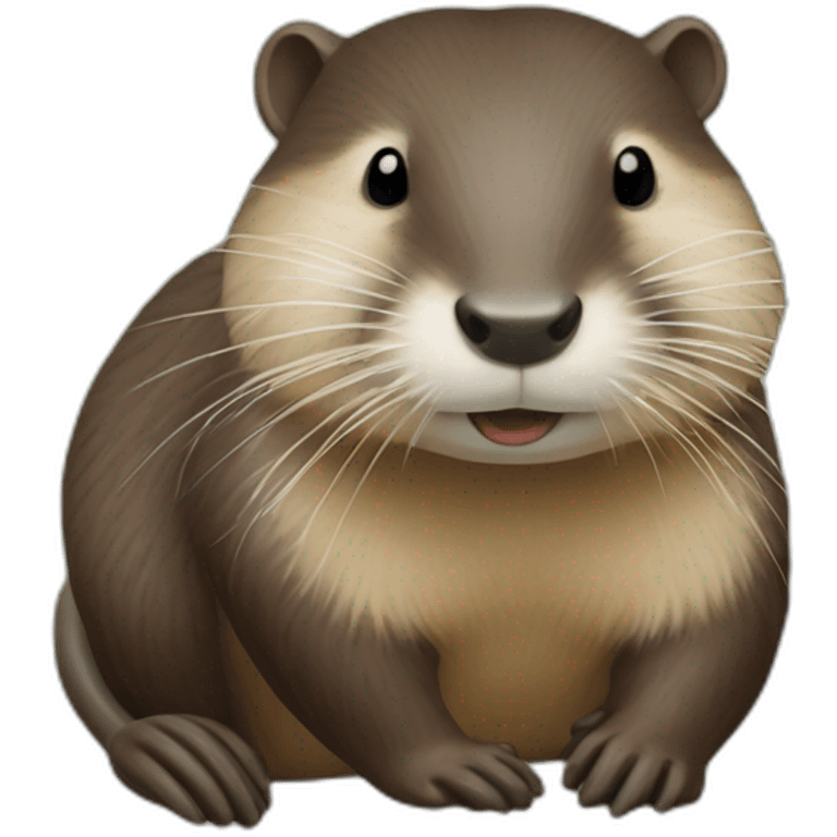 crea una nutria nutriologa emoji