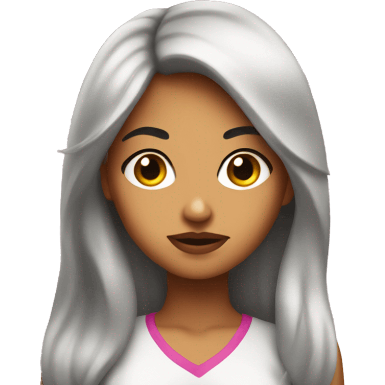 latina girl emoji giving u sassy stare emoji