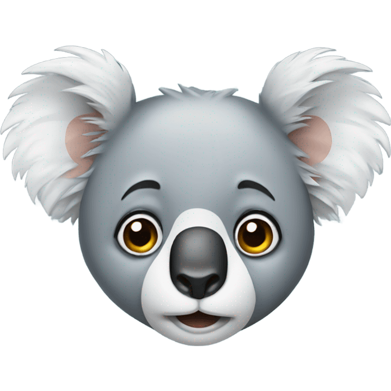 Tired koala emoji