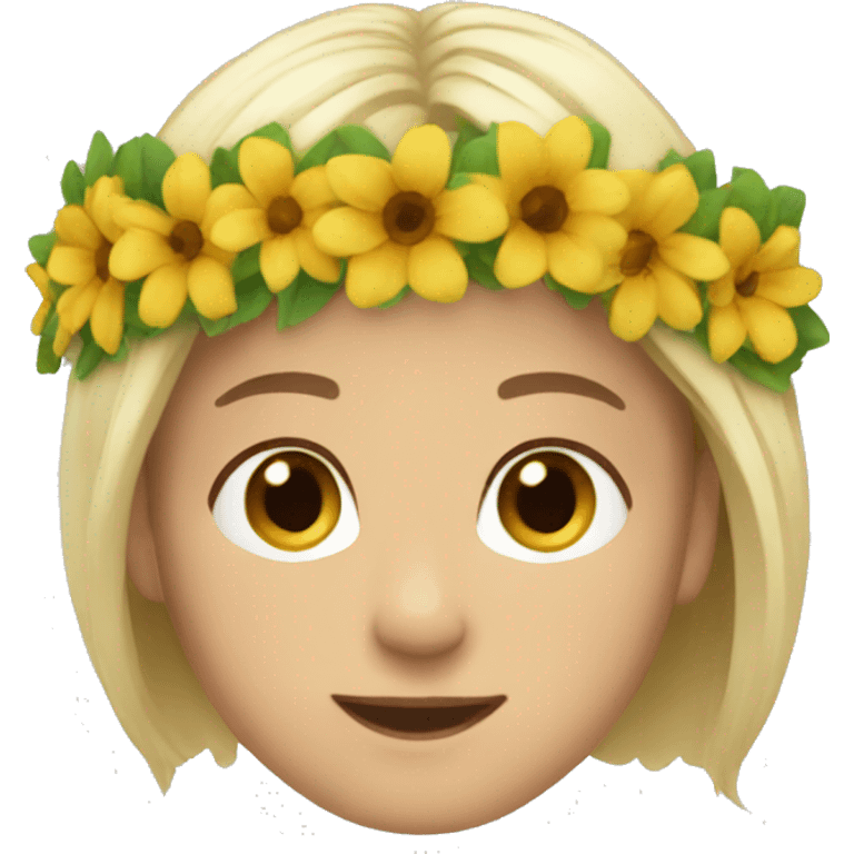 flower crown  emoji