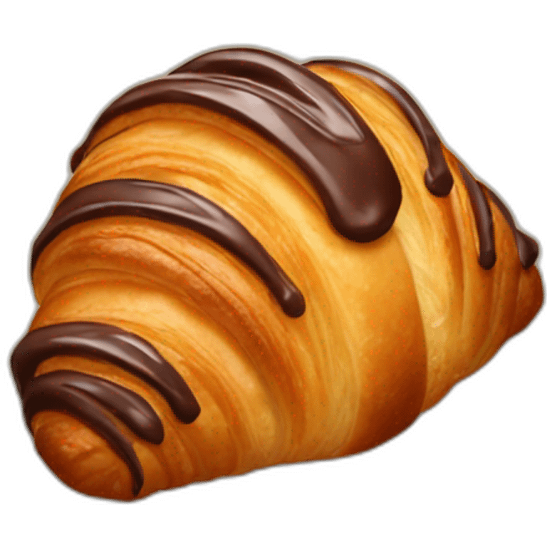 Chocolate croissant  emoji