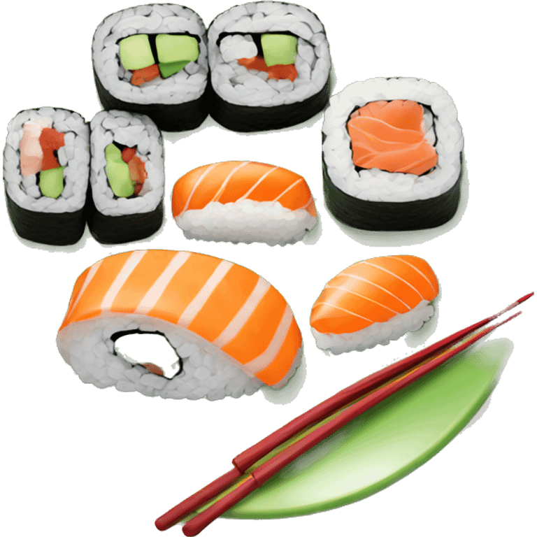 Sushi plate emoji