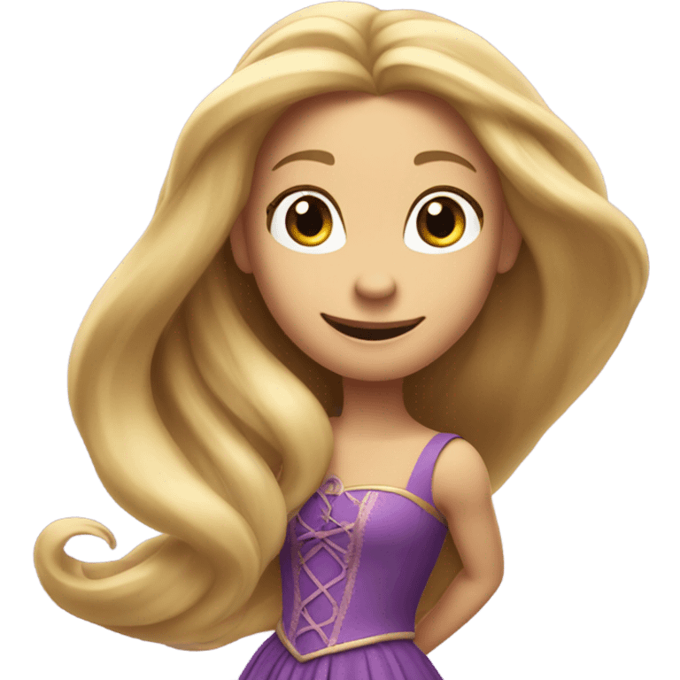 Rapunzel emoji emoji