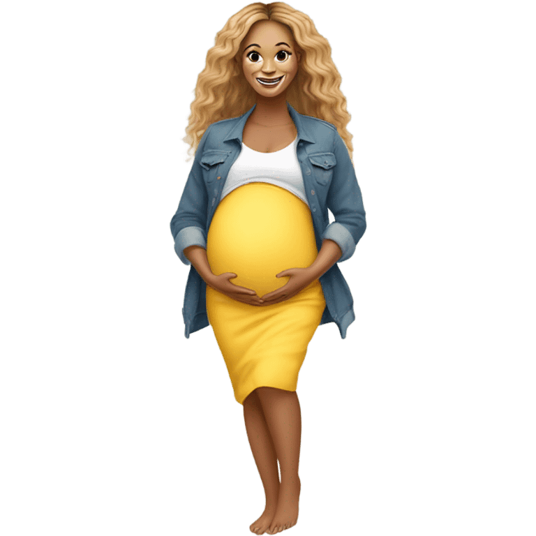 BEYONCE pregnant  emoji