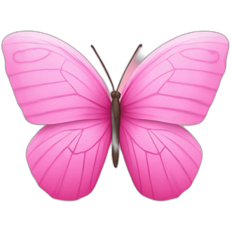 Pink butterfly's  emoji