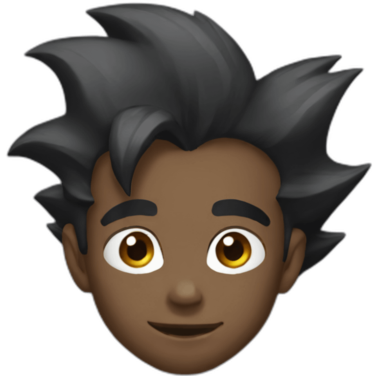 Black goku emoji