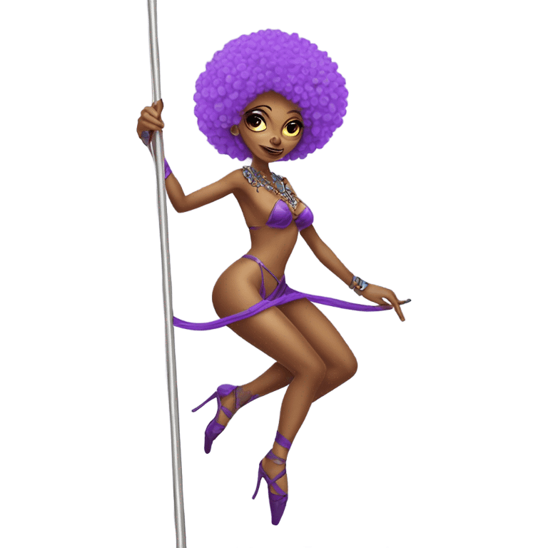 alien woman  Pole dancer emoji