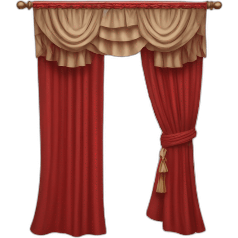 red curtains emoji